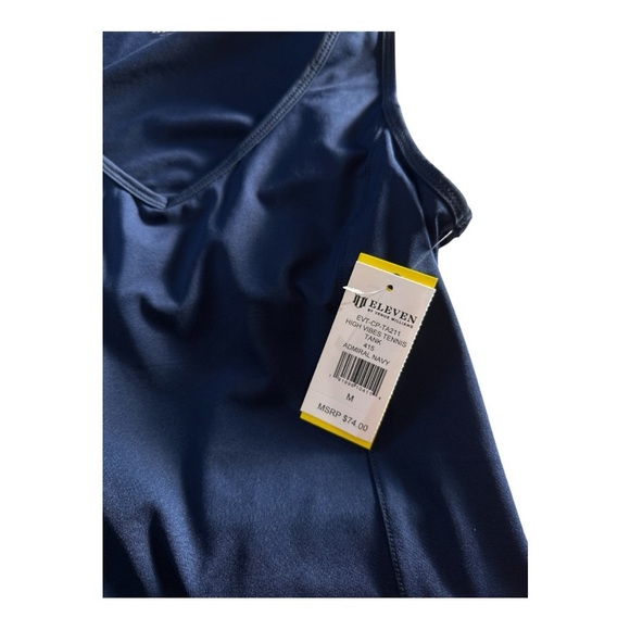 EleVen by Venus Williams High Vibes Tennis Tank – Admiral Navy – Size M & L - Picture 4 of 9